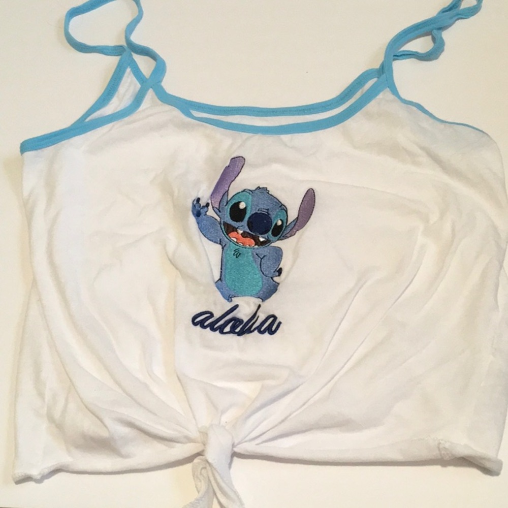 Disney stitch tank top NWOT